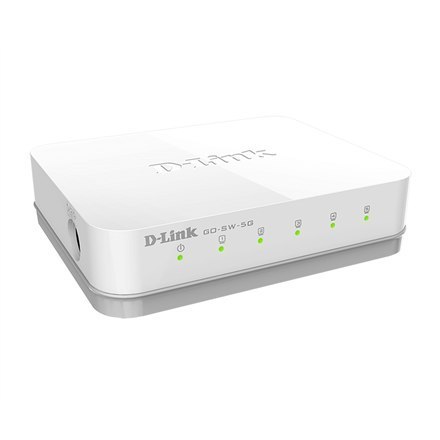 D-Link | Switch | GO-SW-5G/E | Unmanaged | Desktop | 10/100 Mbps (RJ-45) ports quantity | 1 Gbps (RJ-45) ports quantity 5 | SFP D-Link | Switch | GO-SW-5G/E | Unmanaged | Desktop | 10/100 Mbps (RJ-45) ports quantity | 1 Gbps (RJ-45) ports quantity 5 | SFP