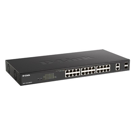 D-Link | Switche zarządzane serii DGS-1100 Gigabit Smart | DGS-1100-26MPV2 | Zarządzanie L2 | Desktop/Rackmountable | Liczba por D-Link | Switche zarządzane serii DGS-1100 Gigabit Smart | DGS-1100-26MPV2 | Zarządzanie L2 | Desktop/Rackmountable | Liczba por