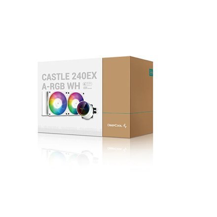 Deepcool | CASTLE 240EX A-RGB | Black | Intel, AMD | W | CPU Liquid Cooler Deepcool | CASTLE 240EX A-RGB | Black | Intel, AMD | W | CPU Liquid Cooler