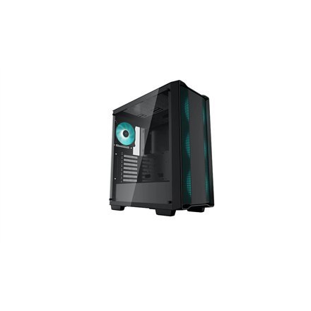 Deepcool | Fits up to size " | MID TOWER CASE (with four LED fans of Marrs Green) | CC560 | Side window | Black | Mid-Tower |
