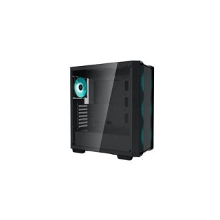 Deepcool | Fits up to size " | MID TOWER CASE (with four LED fans of Marrs Green) | CC560 | Side window | Black | Mid-Tower |