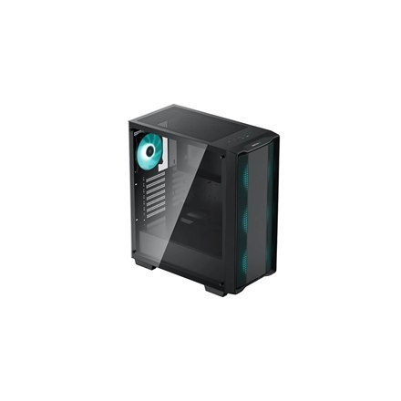 Deepcool | Fits up to size " | MID TOWER CASE (with four LED fans of Marrs Green) | CC560 | Side window | Black | Mid-Tower |