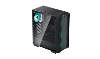 Deepcool | Fits up to size " | MID TOWER CASE (without fans) | CC560 | Side window | Black | Mid-Tower | Power supply included