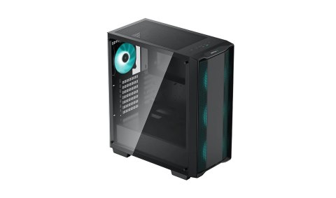 Deepcool | Fits up to size " | MID TOWER CASE (without fans) | CC560 | Side window | Black | Mid-Tower | Power supply included