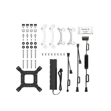 Deepcool | GAMMAXX L240 A-RGB | CPU Liquid Cooler | White | Intel, AMD Deepcool | GAMMAXX L240 A-RGB | CPU Liquid Cooler | White | Intel, AMD