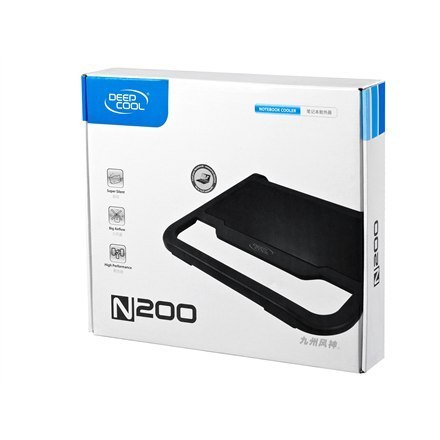 Deepcool | N200 | Notebook cooler up to 15.4" | 340.5X310.5X59mm mm | 589g g Deepcool | N200 | Notebook cooler up to 15.4" | 340.5X310.5X59mm mm | 589g g