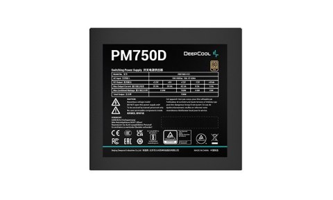 Deepcool | PSU | PM750D 80 PLUS GOLD | 750 W Deepcool | PSU | PM750D 80 PLUS GOLD | 750 W