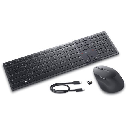 Dell | Premier Collaboration Keyboard and Mouse | KM900 | Keyboard and Mouse Set | Wireless | US | Graphite | USB-A | Wireless c Dell | Premier Collaboration Keyboard and Mouse | KM900 | Keyboard and Mouse Set | Wireless | US | Graphite | USB-A | Wireless c