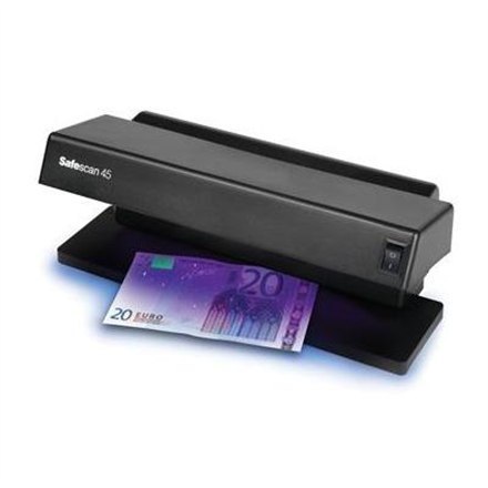 DETEKTOR FALSZYWEK SAFESCAN | 45 UV | Czarny | Do banknotów, dokumentów tożsamości | 1 punkt detekcji | 36-miesięczna gwarancja DETEKTOR FALSZYWEK SAFESCAN | 45 UV | Czarny | Do banknotów, dokumentów tożsamości | 1 punkt detekcji | 36-miesięczna gwarancja