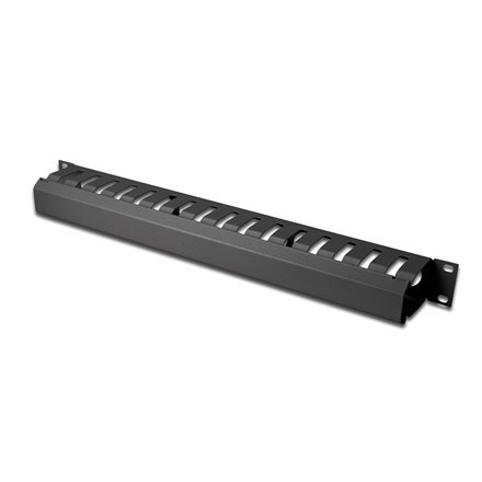 Digitus | 1U cable management cage detachable rear plate | DN-97617 | Black | For installation on the 483 mm (19") profile rails Digitus | 1U cable management cage detachable rear plate | DN-97617 | Black | For installation on the 483 mm (19") profile rails