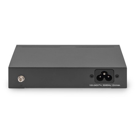 Digitus | 4 Port Gigabit PoE Switch | DN-95330-1 | Unmanaged | Desktop | 10/100 Mbps (RJ-45) ports quantity | 1 Gbps (RJ-45) por Digitus | 4 Port Gigabit PoE Switch | DN-95330-1 | Unmanaged | Desktop | 10/100 Mbps (RJ-45) ports quantity | 1 Gbps (RJ-45) por