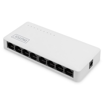 Digitus | 8-portowy przełącznik Gigabit Ethernet | DN-80064-1 | Niezarządzany | Desktop | Ilość portów 1 Gb/s (RJ-45) | Ilość po Digitus | 8-portowy przełącznik Gigabit Ethernet | DN-80064-1 | Niezarządzany | Desktop | Ilość portów 1 Gb/s (RJ-45) | Ilość po