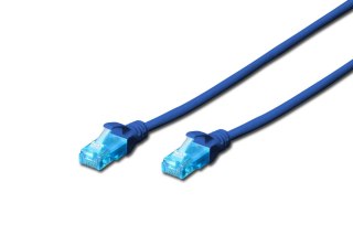 Digitus | CAT 5e | Patch cable | Unshielded twisted pair (UTP) | Male | RJ-45 | Male | RJ-45 | Blue | 0.5 m