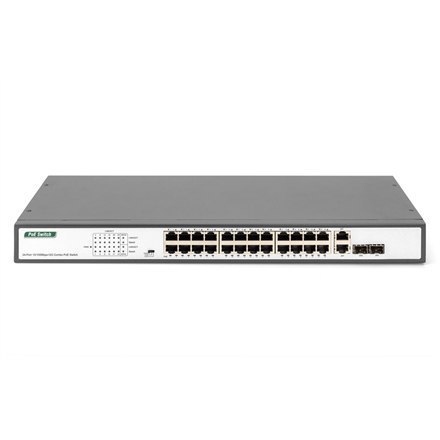 Digitus | Fast Ethernet PoE Switch 24-port PoE + 2 Combo, 370W PoE | DN-95343 | Unmanaged | Desktop | 10/100 Mbps (RJ-45) ports Digitus | Fast Ethernet PoE Switch 24-port PoE + 2 Combo, 370W PoE | DN-95343 | Unmanaged | Desktop | 10/100 Mbps (RJ-45) ports