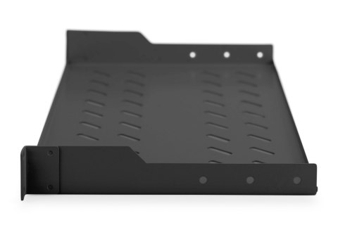 Digitus | Fixed Shelf for Racks | DN-19 TRAY-1-SW | Black | The shelves for fixed mounting can be installed easy on the two fron Digitus | Fixed Shelf for Racks | DN-19 TRAY-1-SW | Black | The shelves for fixed mounting can be installed easy on the two fron