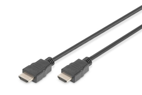 Digitus | HDMI High Speed with Ethernet | Male | 19 pin HDMI Type A | Male | 19 pin HDMI Type A | 3 m | Black Digitus | HDMI High Speed with Ethernet | Male | 19 pin HDMI Type A | Male | 19 pin HDMI Type A | 3 m | Black