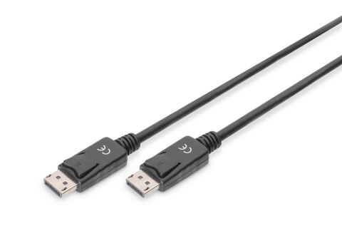 Digitus | Kabel DisplayPort | Męski | 20-pinowy DisplayPort | Męski | 20-pinowy DisplayPort | 1 m | Czarny Digitus | Kabel DisplayPort | Męski | 20-pinowy DisplayPort | Męski | 20-pinowy DisplayPort | 1 m | Czarny