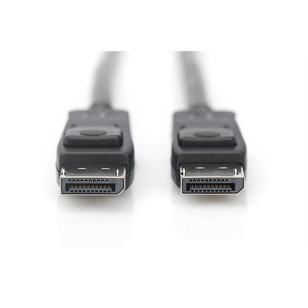 Digitus | Kabel DisplayPort | Męski | 20-pinowy DisplayPort | Męski | Czarny | 20-pinowy DisplayPort | 1 m Digitus | Kabel DisplayPort | Męski | 20-pinowy DisplayPort | Męski | Czarny | 20-pinowy DisplayPort | 1 m