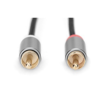 Digitus | Kabel audio | Męski | RCA | Mini-phone stereo 3,5 mm | Czarny | 1,8 m Digitus | Kabel audio | Męski | RCA | Mini-phone stereo 3,5 mm | Czarny | 1,8 m