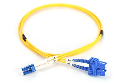 Digitus | Kabel krosowy | Światłowód | Męski | LC jednomodowy | Męski | SC jednomodowy | Żółty | 1 m Digitus | Kabel krosowy | Światłowód | Męski | LC jednomodowy | Męski | SC jednomodowy | Żółty | 1 m