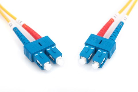 Digitus | Kabel krosowy | Światłowód | Męski | SC jednomodowy | Męski | SC jednomodowy | Żółty | 1 m Digitus | Kabel krosowy | Światłowód | Męski | SC jednomodowy | Męski | SC jednomodowy | Żółty | 1 m