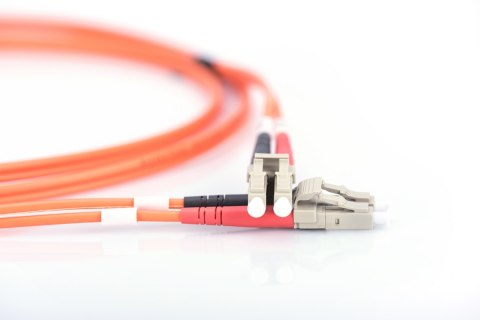 Digitus | Kabel miedziany | Łącze światłowodowe | Męski | LC wielomodowy | Męski | LC wielomodowy | Pomarańczowy | 3 m Digitus | Kabel miedziany | Łącze światłowodowe | Męski | LC wielomodowy | Męski | LC wielomodowy | Pomarańczowy | 3 m