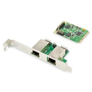 Digitus | Network adapter | Ethernet | Fast Ethernet | Gigabit Ethernet | PCI Express Mini Card
