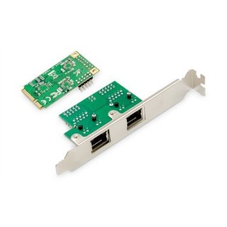 Digitus | Network adapter | Ethernet | Fast Ethernet | Gigabit Ethernet | PCI Express Mini Card
