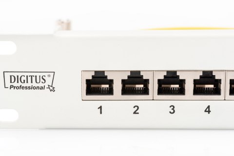 Digitus | Patch Panel | DN-91624S | Biały | Kategoria: CAT 6; Porty: 24 x RJ45; Wytrzymałość: 7,7 kg; Siła wkładania: 30N max | Digitus | Patch Panel | DN-91624S | Biały | Kategoria: CAT 6; Porty: 24 x RJ45; Wytrzymałość: 7,7 kg; Siła wkładania: 30N max |