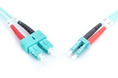 Digitus | Patch cable | Fibre optic | Male | SC multi-mode | Male | LC multi-mode | Blue | 1 m Digitus | Patch cable | Fibre optic | Male | SC multi-mode | Male | LC multi-mode | Blue | 1 m