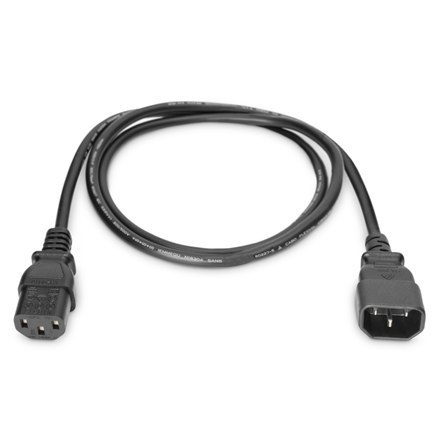 Digitus | Przedłużacz zasilania | Zasilanie IEC 60320 C13 | Zasilanie IEC 60320 C14 | 1,8 m | Czarny Digitus | Przedłużacz zasilania | Zasilanie IEC 60320 C13 | Zasilanie IEC 60320 C14 | 1,8 m | Czarny