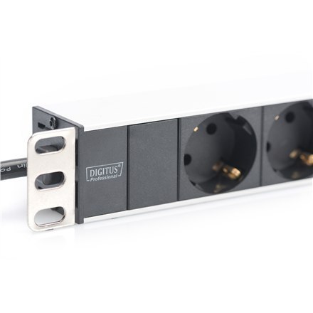 DIGITUS DN-95401 - listwa zasilająca | Złącze wyjściowe Qty 8 | 2 m | Czarny DIGITUS DN-95401 - listwa zasilająca | Złącze wyjściowe Qty 8 | 2 m | Czarny