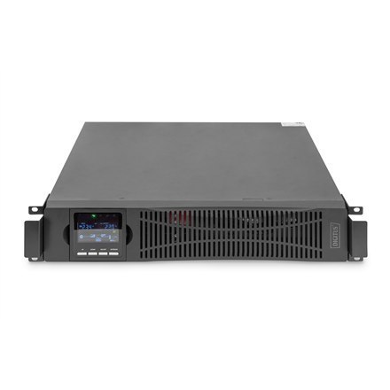 DIGITUS OnLine UPS, rack/tower, 3000VA, 3000W, LCD, 8 x C13, 1 x C19, RS-232, USB, karta SNMP (opcjonalnie), karta przekaźnikowa DIGITUS OnLine UPS, rack/tower, 3000VA, 3000W, LCD, 8 x C13, 1 x C19, RS-232, USB, karta SNMP (opcjonalnie), karta przekaźnikowa