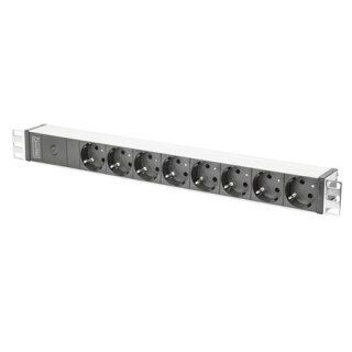 DIGITUS Professional DN-95410 - power distribution strip - 4000 Watt | Output Connector Qty 8 | Black
