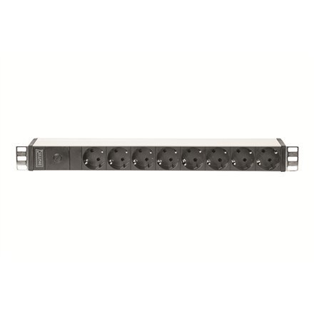 DIGITUS Professional DN-95410 - power distribution strip - 4000 Watt | Output Connector Qty 8 | Black DIGITUS Professional DN-95410 - power distribution strip - 4000 Watt | Output Connector Qty 8 | Black