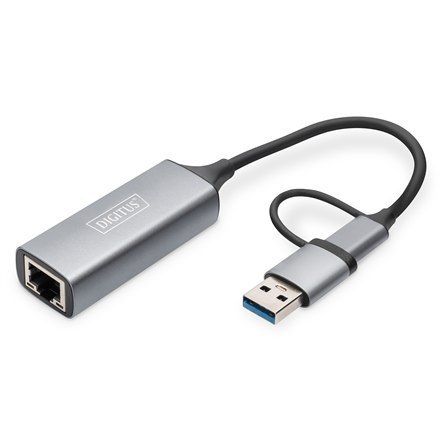 DN-3028 | Adapter USB3.0/USB C 3.1 do 2.5G Ethernet DN-3028 | Adapter USB3.0/USB C 3.1 do 2.5G Ethernet
