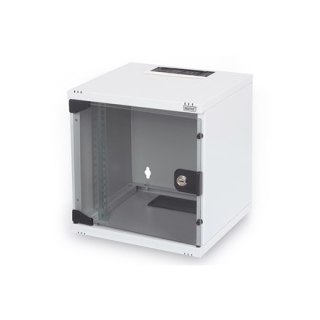 Digitus 10" Network Set, 6U cabinet, shelf, PDU, 8-port switch, CAT 6 patch panel, Grey Digitus | Network Set | DN-10-SET-1 | Th