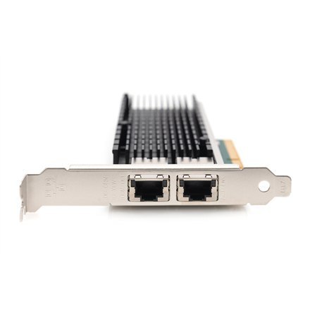 Digitus 10Gbps Dual Port Ethernet Server adapter PCIe X8, Intel X540 BT2 Digitus 10Gbps Dual Port Ethernet Server adapter PCIe X8, Intel X540 BT2