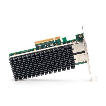 Digitus 10Gbps Dual Port Ethernet Server adapter PCIe X8, Intel X540 BT2 Digitus 10Gbps Dual Port Ethernet Server adapter PCIe X8, Intel X540 BT2