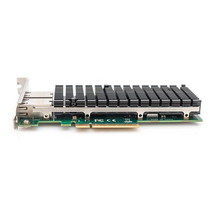 Digitus 10Gbps Dual Port Ethernet Server adapter PCIe X8, Intel X540 BT2 Digitus 10Gbps Dual Port Ethernet Server adapter PCIe X8, Intel X540 BT2