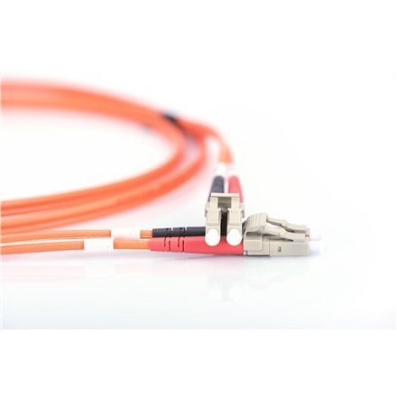 Digitus Patch Cord FO, duplex, LC to LC MM OM2 50/125 ?, 1 m Digitus Patch Cord FO, duplex, LC to LC MM OM2 50/125 ?, 1 m