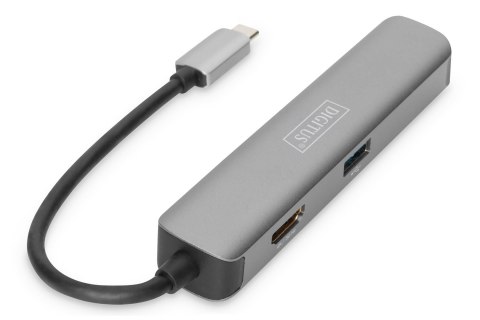 Digitus | USB-C Dock | DA-70891 | Dock | Porty Ethernet LAN (RJ-45) | Ilość portów VGA (D-Sub) | Ilość portów DisplayPorts | Ilo Digitus | USB-C Dock | DA-70891 | Dock | Porty Ethernet LAN (RJ-45) | Ilość portów VGA (D-Sub) | Ilość portów DisplayPorts | Ilo
