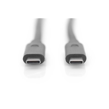 Digitus | USB-C cable | Male | 24 pin USB-C | Male | Black | 24 pin USB-C | 1 m Digitus | USB-C cable | Male | 24 pin USB-C | Male | Black | 24 pin USB-C | 1 m