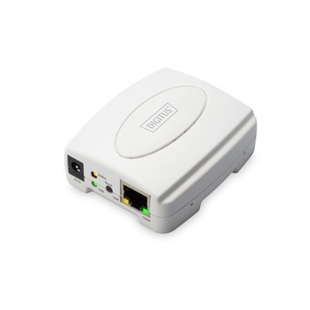 Digitus | USB Print Server, 1-Port 1x RJ45, 1x USB A, USB 2.0 | DN-13003-2 | White Digitus | USB Print Server, 1-Port 1x RJ45, 1x USB A, USB 2.0 | DN-13003-2 | White