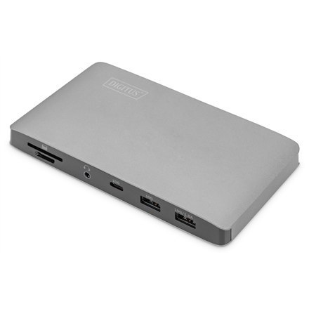 Digitus | Uniwersalna stacja dokująca | Stacja dokująca | Porty Ethernet LAN (RJ-45) | Ilość portów VGA (D-Sub) | Ilość portów D Digitus | Uniwersalna stacja dokująca | Stacja dokująca | Porty Ethernet LAN (RJ-45) | Ilość portów VGA (D-Sub) | Ilość portów D