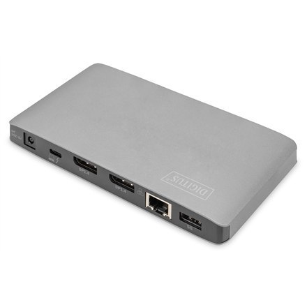 Digitus | Uniwersalna stacja dokująca | Stacja dokująca | Porty Ethernet LAN (RJ-45) | Ilość portów VGA (D-Sub) | Ilość portów D Digitus | Uniwersalna stacja dokująca | Stacja dokująca | Porty Ethernet LAN (RJ-45) | Ilość portów VGA (D-Sub) | Ilość portów D