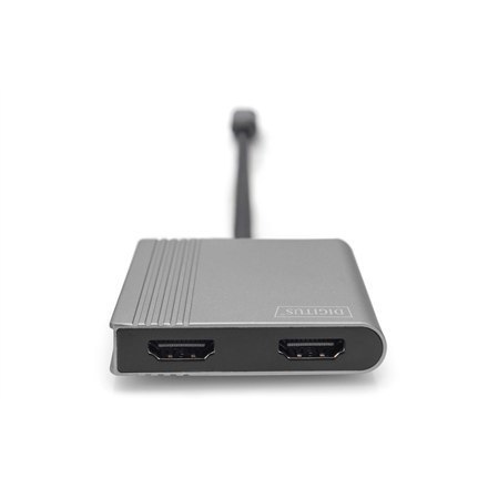 Digitus Video adapter cable | 19 pin HDMI Type A | Female | 24 pin USB-C | Male | Space grey Digitus Video adapter cable | 19 pin HDMI Type A | Female | 24 pin USB-C | Male | Space grey