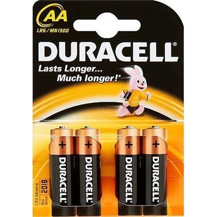 Duracell | AA/LR6 | Alkaliczne podstawowe MN1500 | 4 szt. Duracell | AA/LR6 | Alkaliczne podstawowe MN1500 | 4 szt.