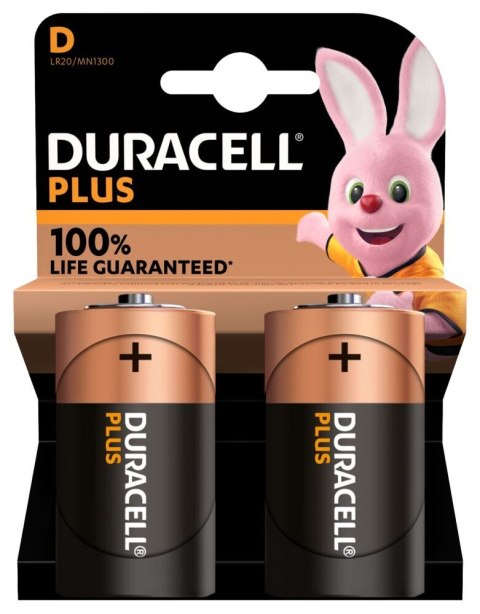 Duracell | D | Alkaline | 2 szt. | Plus MN1300 Duracell | D | Alkaline | 2 szt. | Plus MN1300