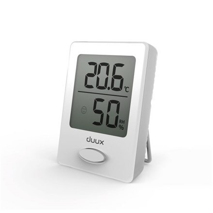 Duux | Biały | Wyświetlacz LCD | Higrometr + Termometr | Sense Duux | Biały | Wyświetlacz LCD | Higrometr + Termometr | Sense
